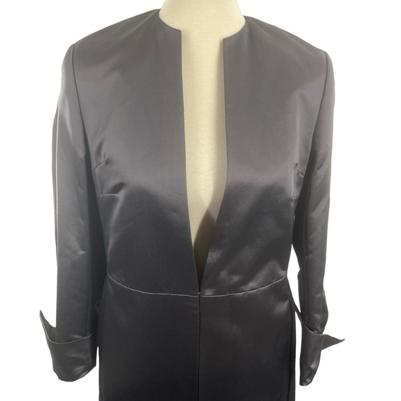 MARKS & SPENCER PEWTER GREY SPECIAL OCCASION/ EVENING COAT SIZE UK 10 / … - Picture 5 of 5